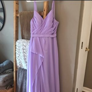 Lilac brides maids dress
